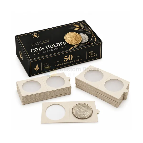 Paper Coin Holders Box